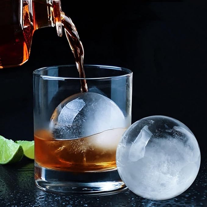 Glacius™ – Langsam schmelzende Eiskugel-Formen für Premium-Drinks (2+1 Gratis)