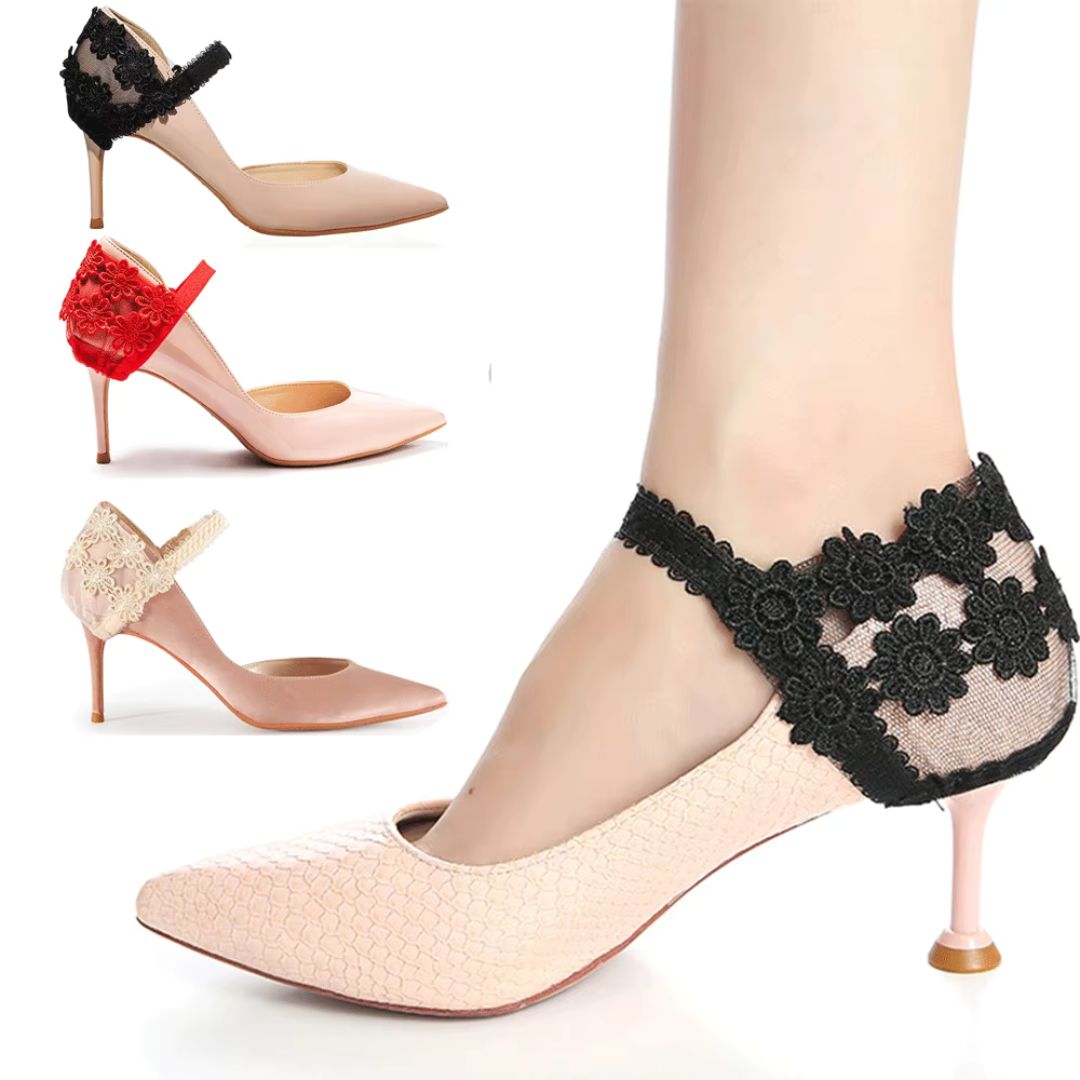Feeluxe™ – Elegante Spitzenriemen für High Heels mit sicherem Halt (1+1 Gratis)