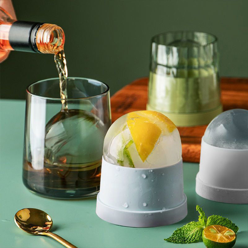 Glacius™ – Langsam schmelzende Eiskugel-Formen für Premium-Drinks (2+1 Gratis)