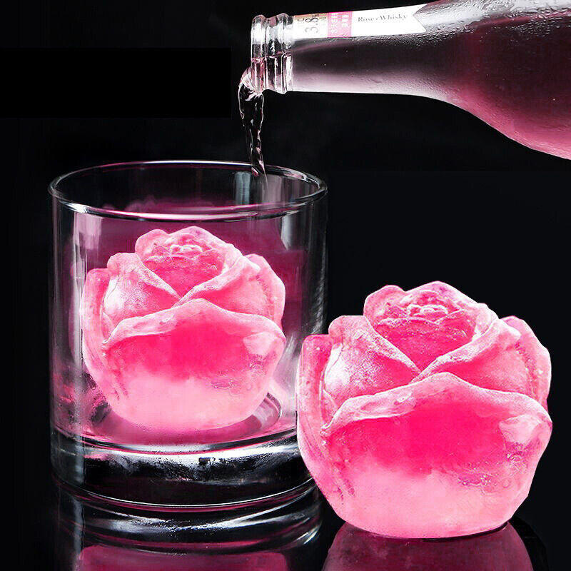 Florenza™ – 3D Rosenform-Eiswürfelformen für stilvolle Drinks (2+1 Gratis)