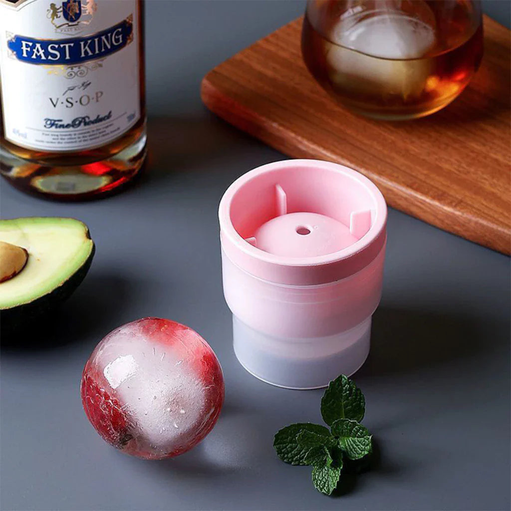 Glacius™ – Langsam schmelzende Eiskugel-Formen für Premium-Drinks (2+1 Gratis)