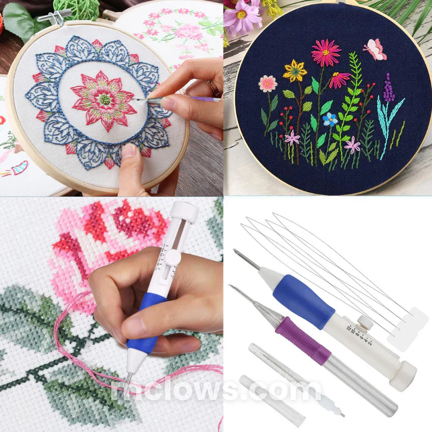 Florenza™ - Verwandeln Sie Ihre Stoffe mit dem Magischen Stickset (50 % Rabatt)