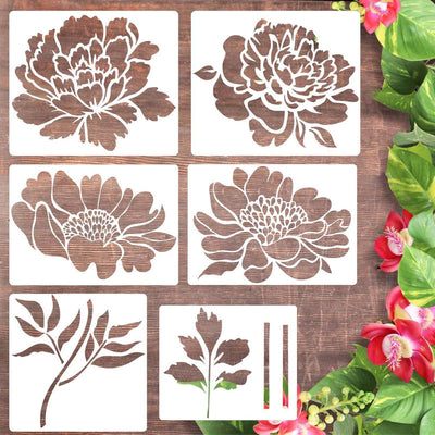 Florenza™ – 6 große Blumenschablonen für kreative Gartengestaltung (50 % Rabatt)