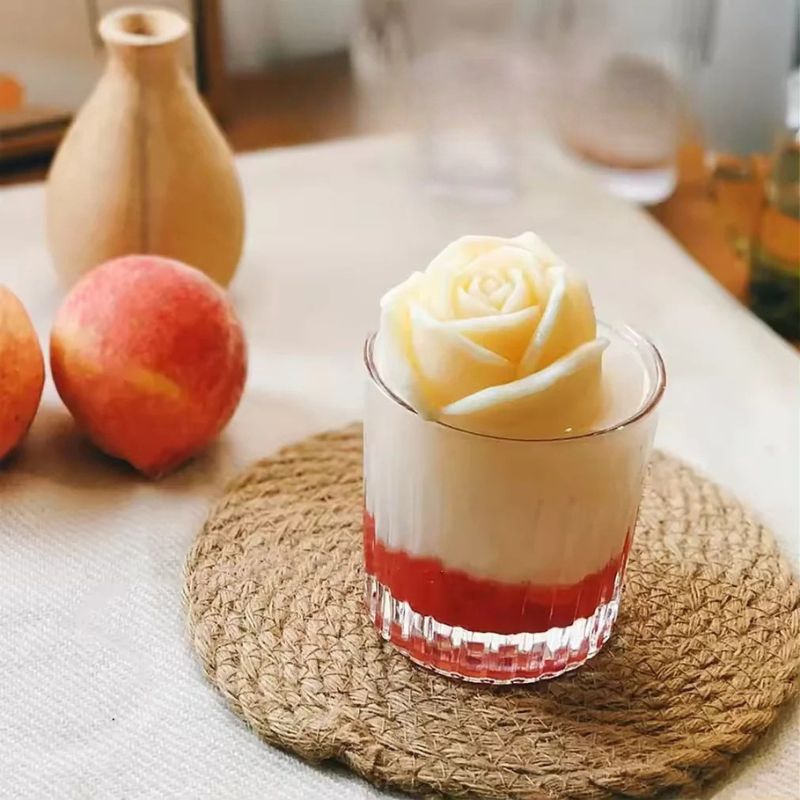 Florenza™ – 3D Rosenform-Eiswürfelformen für stilvolle Drinks (2+1 Gratis)