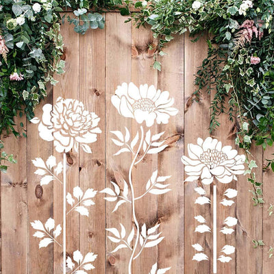 Florenza™ – 6 große Blumenschablonen für kreative Gartengestaltung (50 % Rabatt)