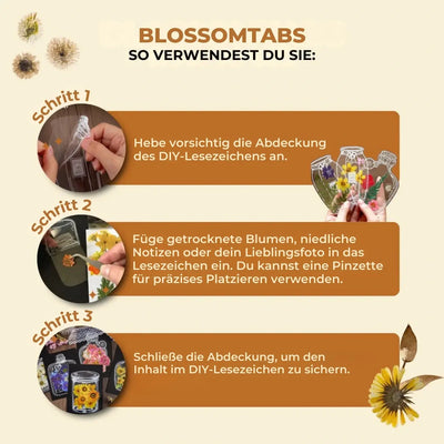 BlossomTabs™ – Perfekt für Bücherliebhaberinnen (20+20 Gratis)