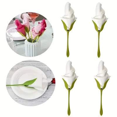 Florenza™ – Servietten zu eleganten Blumen rollen (2 Stk.)