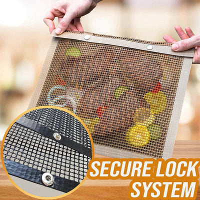 Bristone™ – Wiederverwendbare Antihaft-BBQ-Gittertaschen (2+2 gratis)