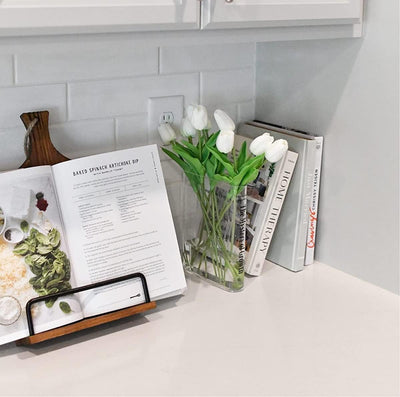 Florenza™ – Transparente Buchvase für elegante Dekorationen (50 % Rabatt)