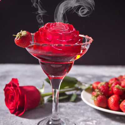 Florenza™ – 3D Rosenform-Eiswürfelformen für stilvolle Drinks (2+1 Gratis)