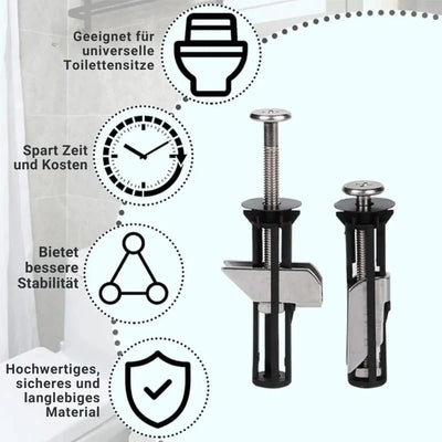 ToiLock™ – Extra-starke WC-Sitzschraube (1+1 Gratis)