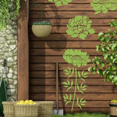 Florenza™ – 6 große Blumenschablonen für kreative Gartengestaltung (50 % Rabatt)