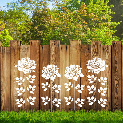 Florenza™ – 6 große Blumenschablonen für kreative Gartengestaltung (50 % Rabatt)