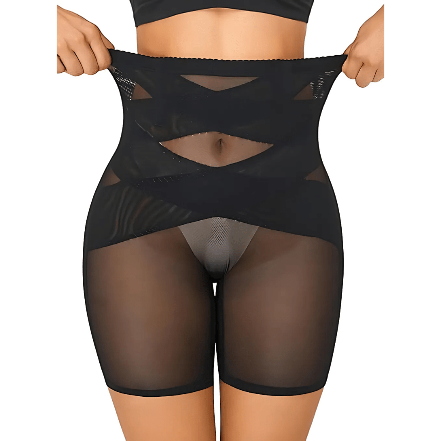 Lovushape™ – Cross-Kompressions Shapewear für Bauch & Po, Hochtailliert (1+1 Gratis)