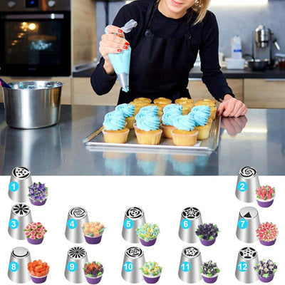 Bakerose™ – Blumiges Backformen-Set für frühlingshafte Kuchen (40 % Rabatt)