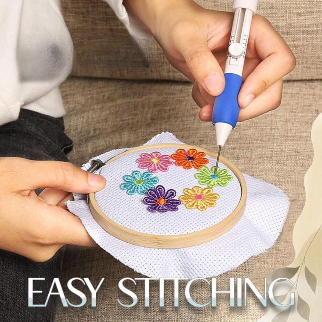 Florenza™ - Verwandeln Sie Ihre Stoffe mit dem Magischen Stickset (50 % Rabatt)