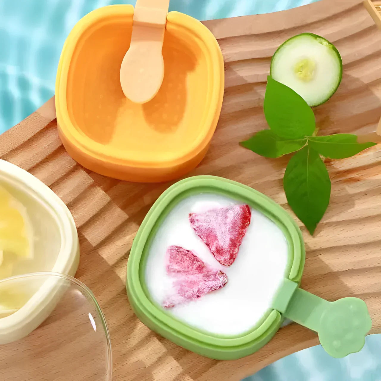 Frozenly™ – Selbstgemachter Eis-am-Stiel-Maker für gesunde Leckereien (2+2 Gratis)