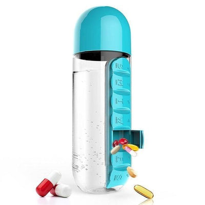 Blisswell™ – 3-in-1 Pillenbox-Trinkflasche (50 % Rabatt)