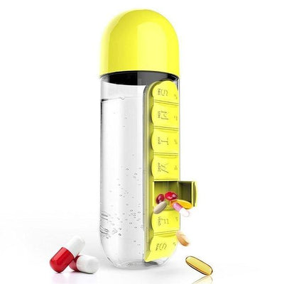 Blisswell™ – 3-in-1 Pillenbox-Trinkflasche (50 % Rabatt)