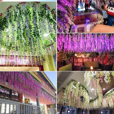 Florenza™ – Künstliche Wisteria-Blüten für ein elegantes Zuhause (12 Stück)