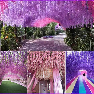 Florenza™ – Künstliche Wisteria-Blüten für ein elegantes Zuhause (12 Stück)