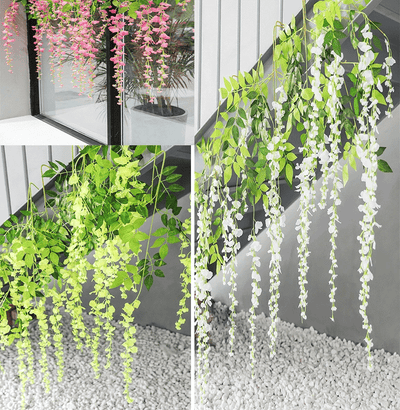 Florenza™ – Künstliche Wisteria-Blüten für ein elegantes Zuhause (12 Stück)