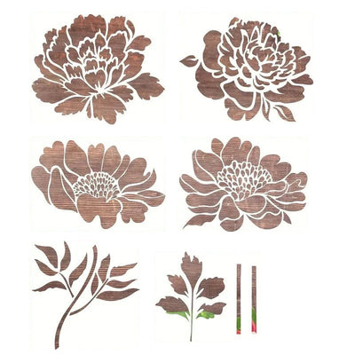 Florenza™ – 6 große Blumenschablonen für kreative Gartengestaltung (50 % Rabatt)