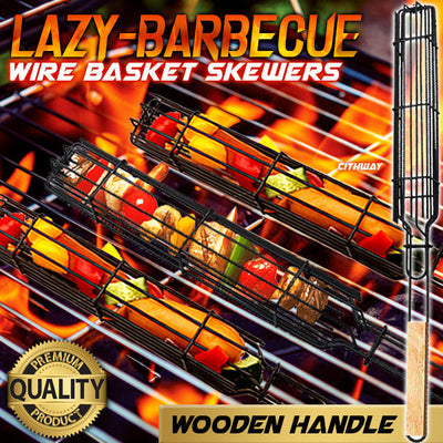 Cithway™ – Lazy-Barbecue Grillkorb-Spieße (2+2 gratis)