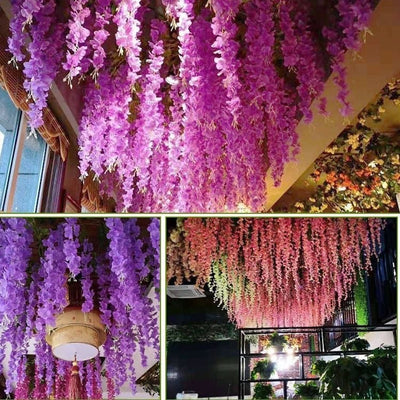 Florenza™ – Künstliche Wisteria-Blüten für ein elegantes Zuhause (12 Stück)