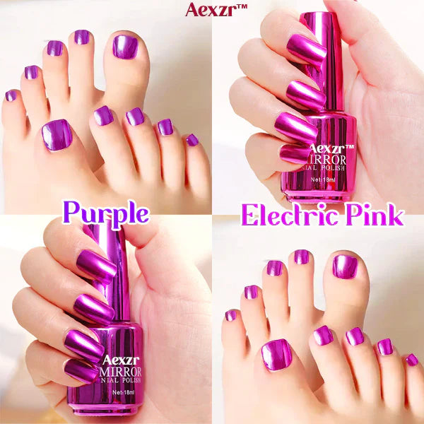 Aexzr™ – Metallischer Spiegel-Nagellack für Hochglanz (2+1 Gratis)