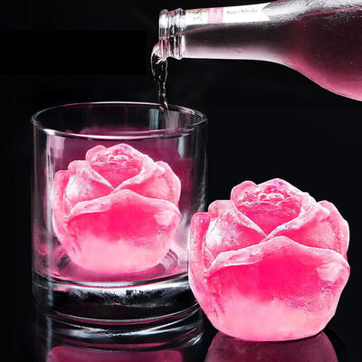 Florenza™ – 3D Rosenform-Eiswürfelformen für stilvolle Drinks (2+1 Gratis)