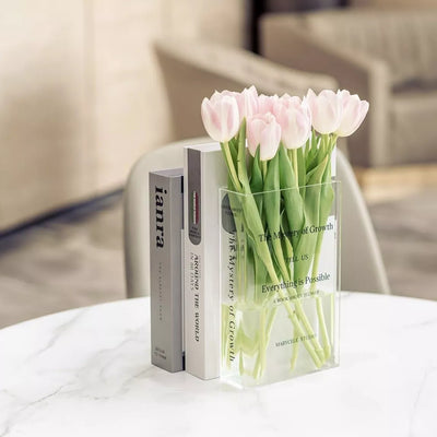 Florenza™ – Transparente Buchvase für elegante Dekorationen (50 % Rabatt)