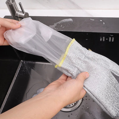 SteelGuard™ – Mühelos saubere, hygienische Spülhandschuhe (50 % Rabatt)