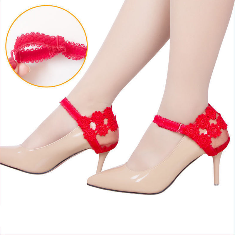 Feeluxe™ – Elegante Spitzenriemen für High Heels mit sicherem Halt (1+1 Gratis)