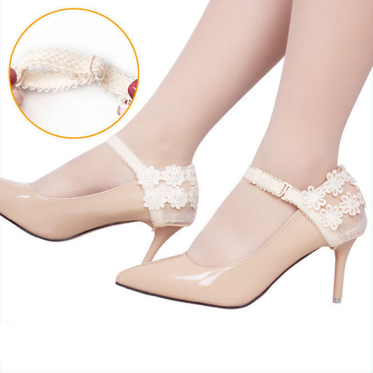 Feeluxe™ – Elegante Spitzenriemen für High Heels mit sicherem Halt (1+1 Gratis)